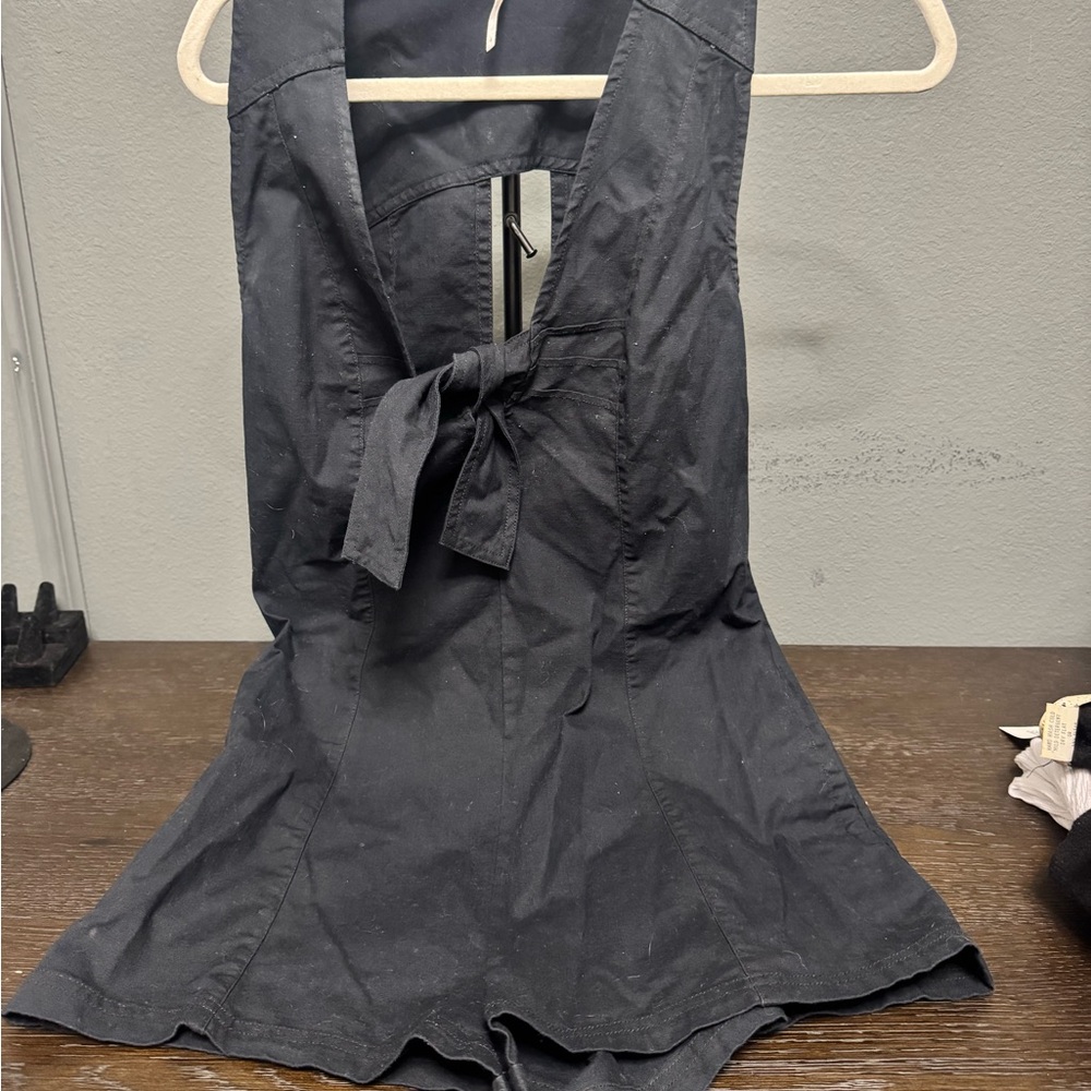 Free People Charcoal Sleeveless romper